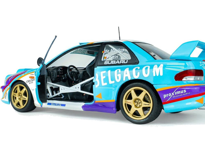 Solido 1:18 Subaru Impreza S5 WRC99 Green Belgium Ypres Westhoek Rally 1998 #2