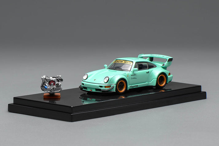 MotorHelix 1:64 RWB 964 Tiffany Turquoise