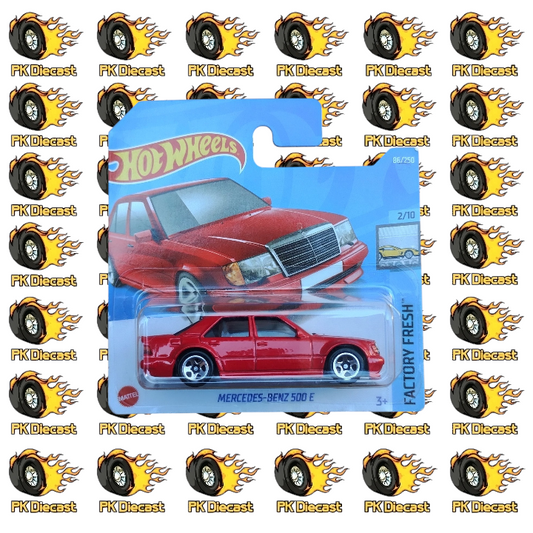 Hot Wheels 1:64 Mainline Mercedes Benz 500 E 86/250 Factory Fresh Short Card