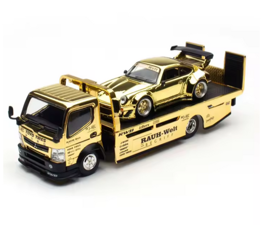Pop Race XCARTOYS HEC 2026 Pandem Fuso-300 Tow Truck & RWB 930