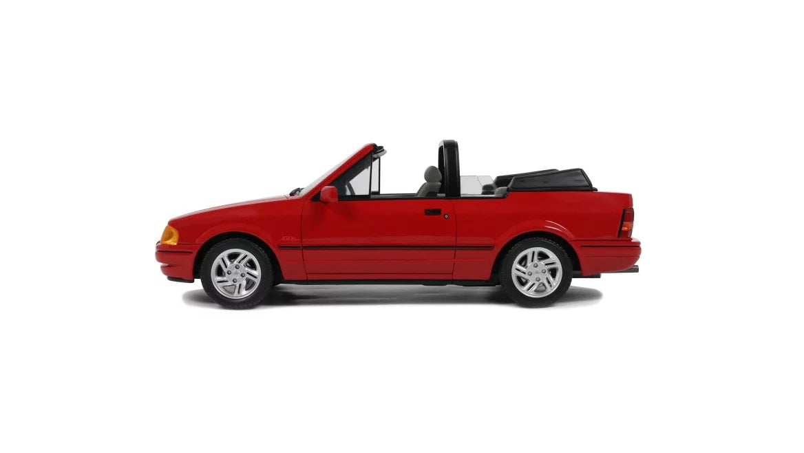 Ottomobile 1:18 Ford Escort Mk4 XR3i Cabriolet Flamenco-Rot 1986 OT1254