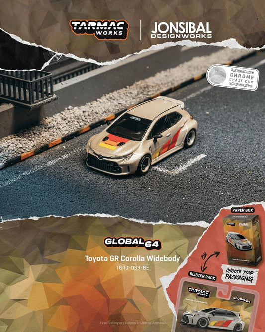 Tarmac Works 1:64 Toyota Corolla GR Widebody Beige