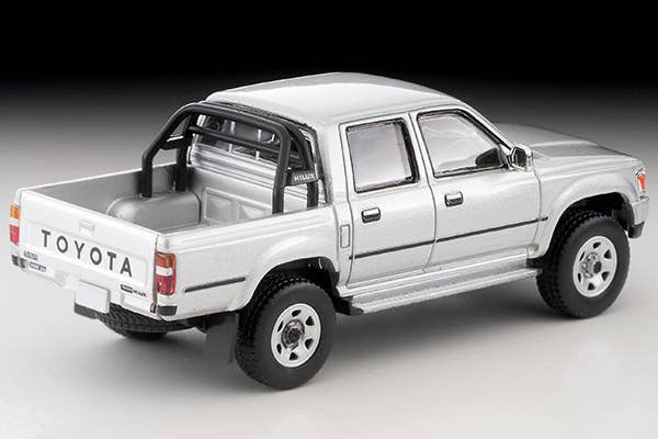 Tomica Limited Vintage 1:64 1991 Toyota Hilux 4WD Pickup Double Cab SSR Silver