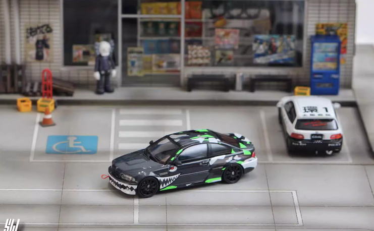 Street Weapon Warrior 1:64 BMW E46 M3 Flying Tiger Limited Edition