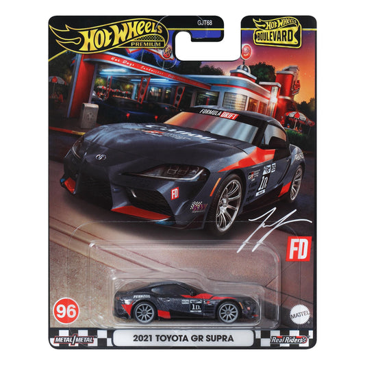 Hot Wheels 1:64 Boulevard 2021 Toyota GR Supra Premium #96