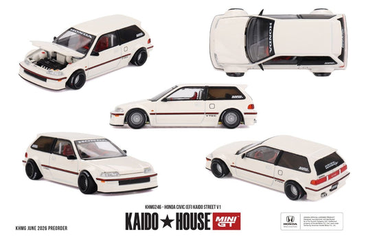 Kaido House x Mini GT 1:64 Honda Civic (EF) Kaido Street V #246
