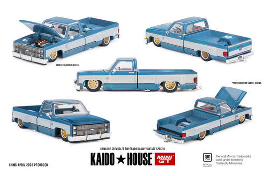 Kaido House x Mini GT 1:64 Chevrolet Silverado Dually Vintage Spec V1 #192