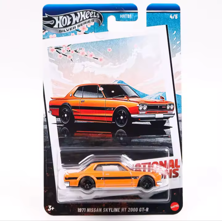 Hot Wheels 1:64 National Icons 1971 Nissan Skyline HT 2000 GT-R 4/5