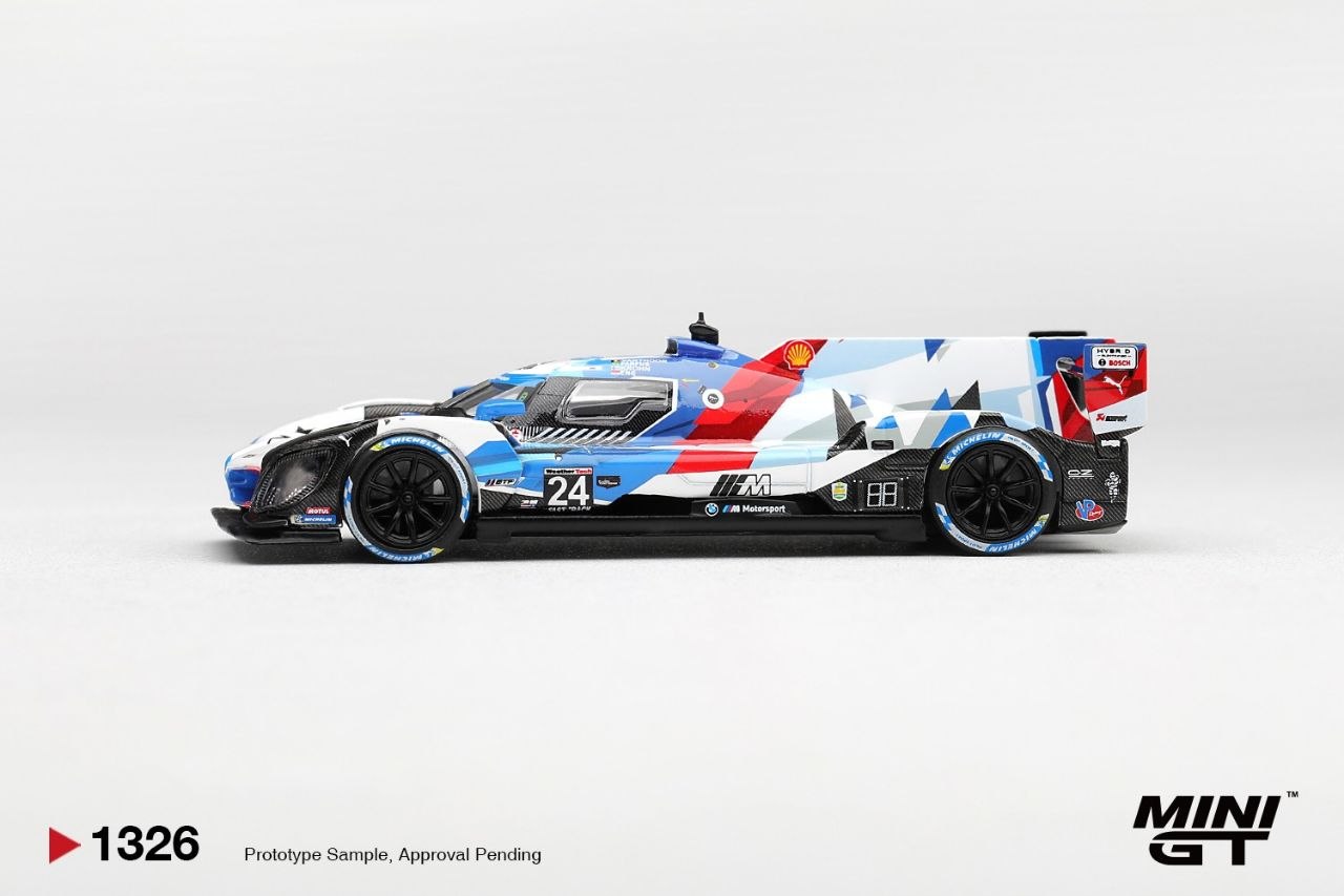 Mini GT 1:64 BMW M Hybrid V8 GTP #24 BMW M Team RLL 2024 IMSA Daytona 24 Hrs (LHD) #1326