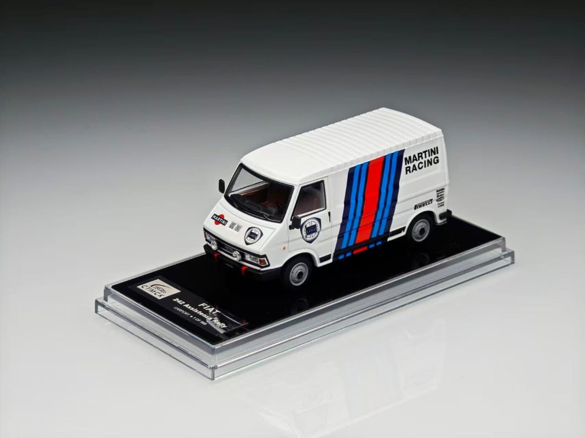 CarPort Model CPM 1:64 Diecast Model Fiat 242(C35)/Ellebi Car Transport Trailer