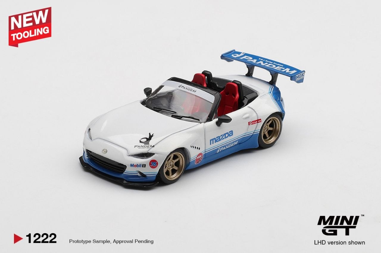 Mini GT 1:64 Mazda Miata MX-5 (ND) Pandem IMSA #1222