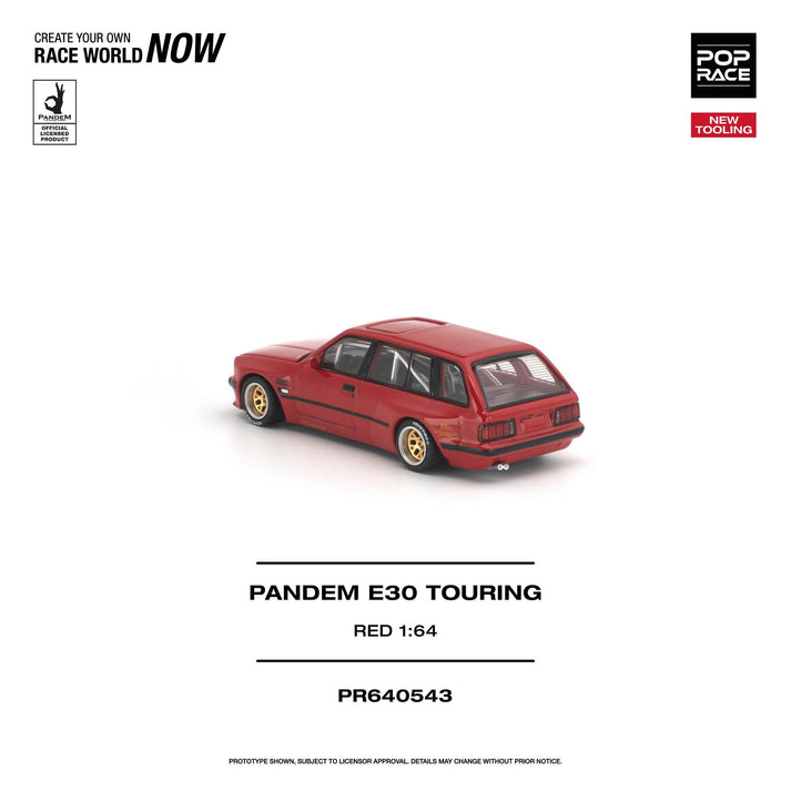 Pop Race 1:64 Pandem E30 Touring Red