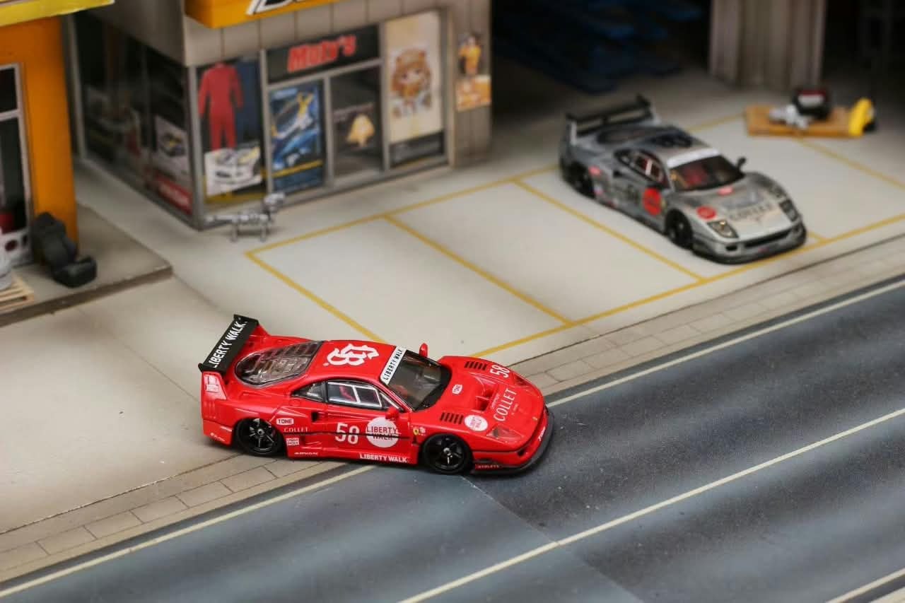 Ghost Player x Street Weapon 1:64 Liberty Walk F40