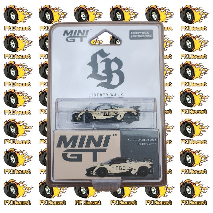 Mini GT 1:64 Tokyo Auto Salon McLaren 720S LB-Works The Boring Concept #1083 Limited Edition