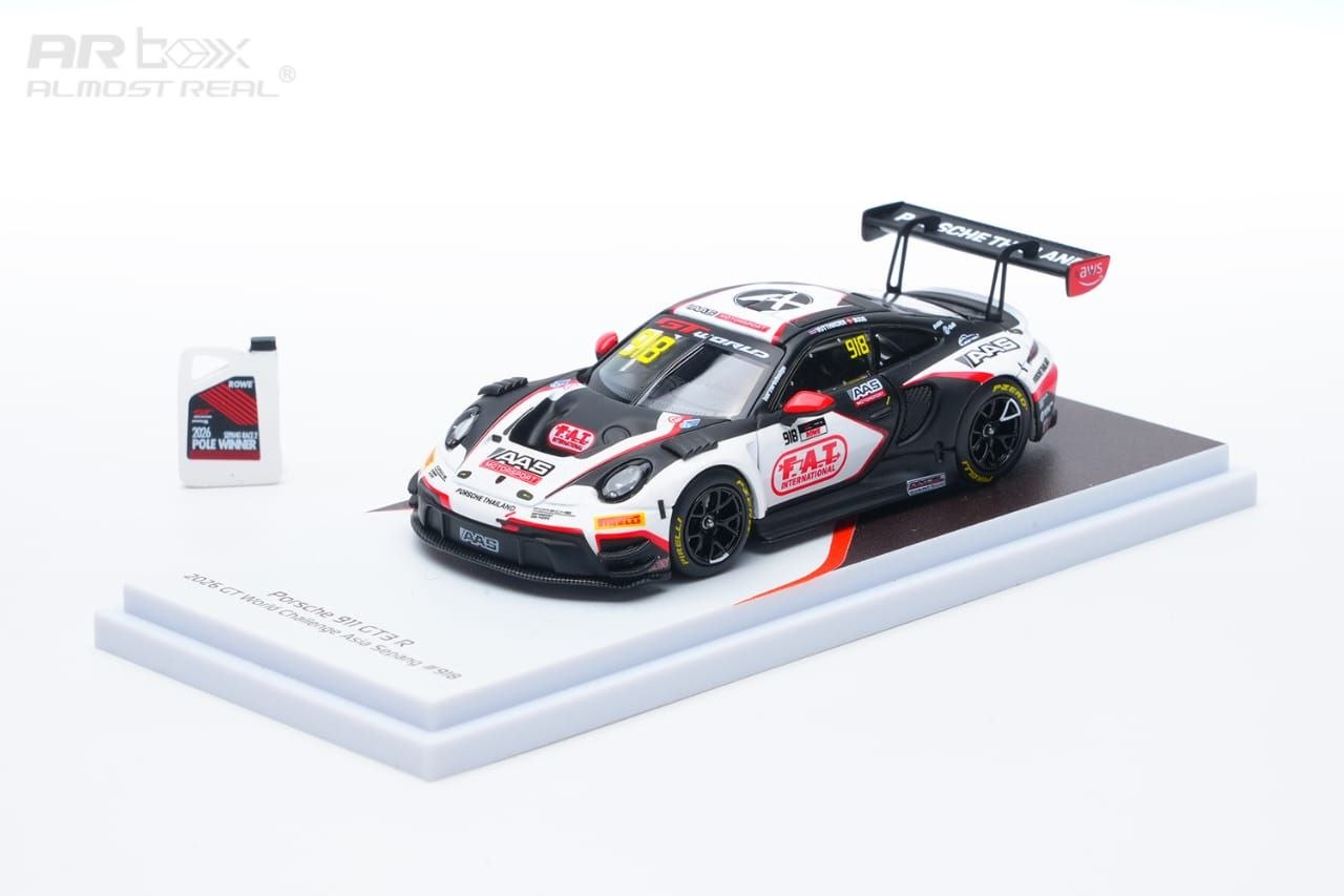 AR Box Almost Real 1:64 911 GT3 R 2026 *Two Colours*