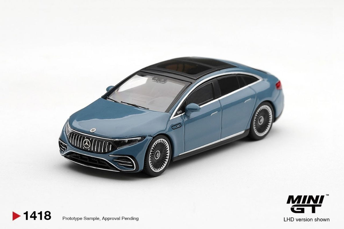 Mini GT 1:64 Mercedes-AMG EQS 53 Blue #1418