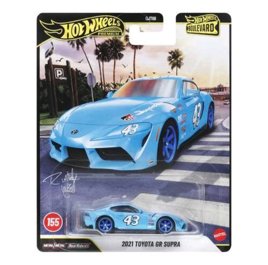 Hot Wheels 1:64 Boulevard 2021 Toyota GR Supra Premium #155