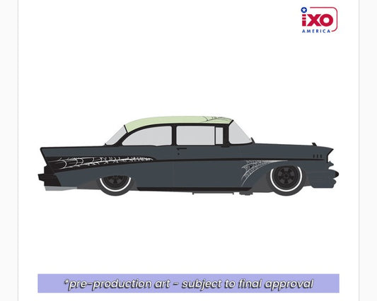 IXO America 1:64 1957 Chevrolet Bel Air Halloween Lowrider