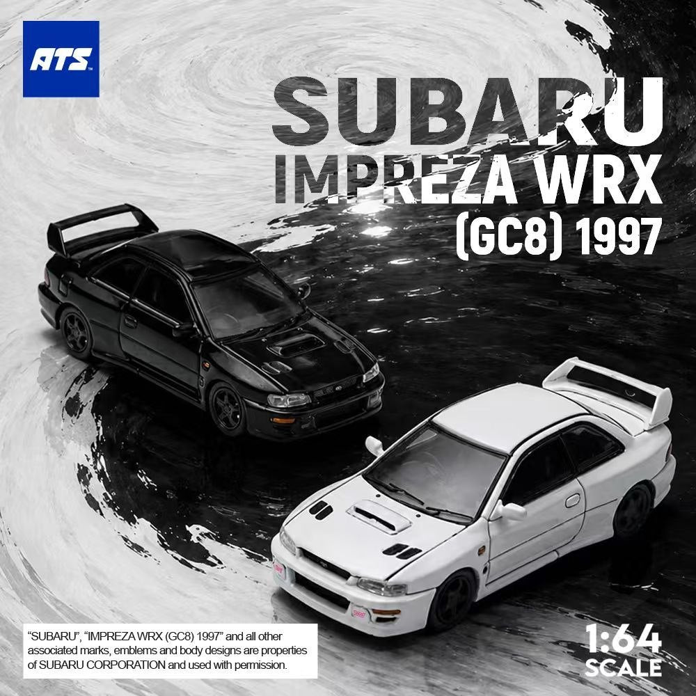 ATS 1:64 Diecast Model Subaru Impreza MK1 WRX GC8 Sedan