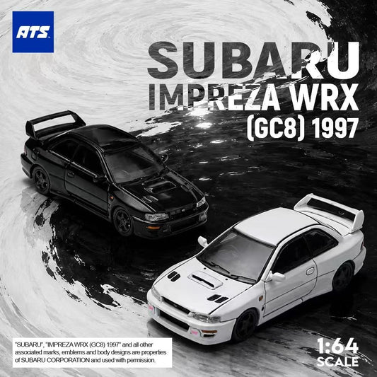 ATS 1:64 Diecast Model Subaru Impreza MK1 WRX GC8 Sedan