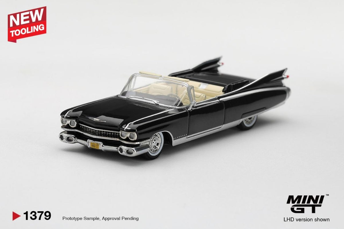 Mini GT 1:64 Cadillac Eldorado Biarritz 1959 Black #1379