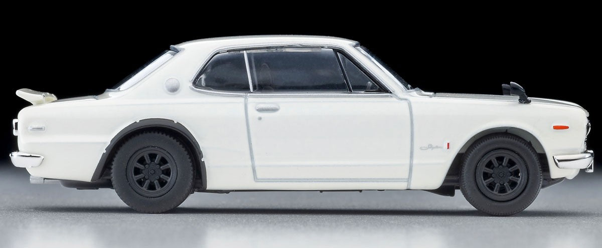 Tomica Limited Vintage 1:64 1972 Nissan Skyline Hardtop 2000GT-R RS Watanabe Wheel Equipped White