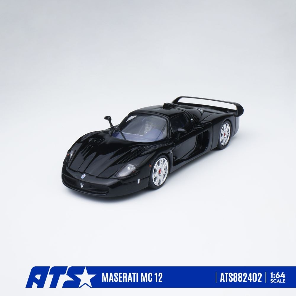 ATS 1:64 Diecast Model Maserati MC 12 Black