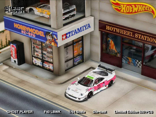 Ghost Player x Street Weapon 1:64 Ferrari F40 Pink Lightning