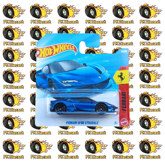 Hot Wheels 1:64 Mainline Ferrari SF90 Stradale 41/250 Exotics Short Card