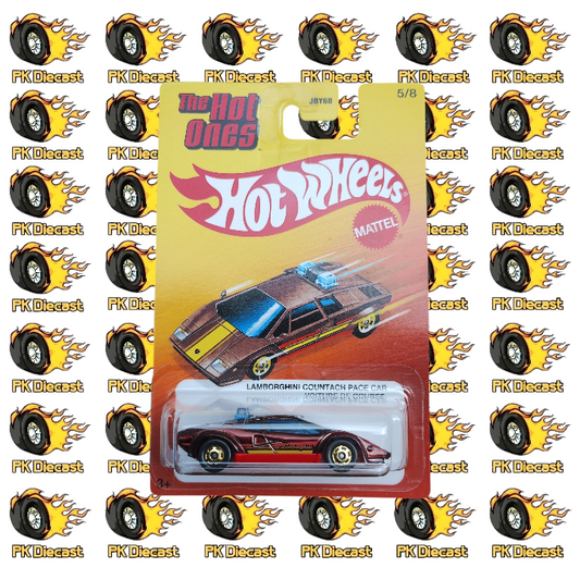 Hot Wheels 1:64 The Hot Ones - Lamborghini Countach Pace Car - Mix 2 - 2026