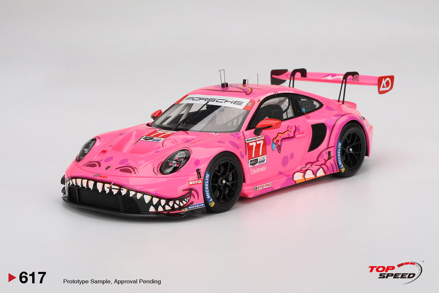 Top Speed 1:18 Porsche 911 GT3 R #77 AO Racing 2024 IMSA Road America TS0617