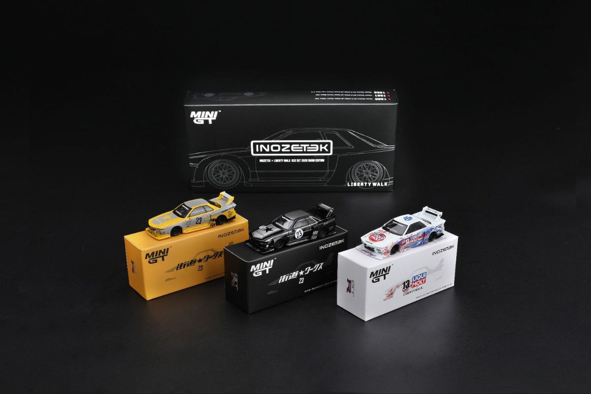 Mini GT 1:64 INOZETEK x Liberty Walk R32 Set 2026 Show Edition MGTS0027