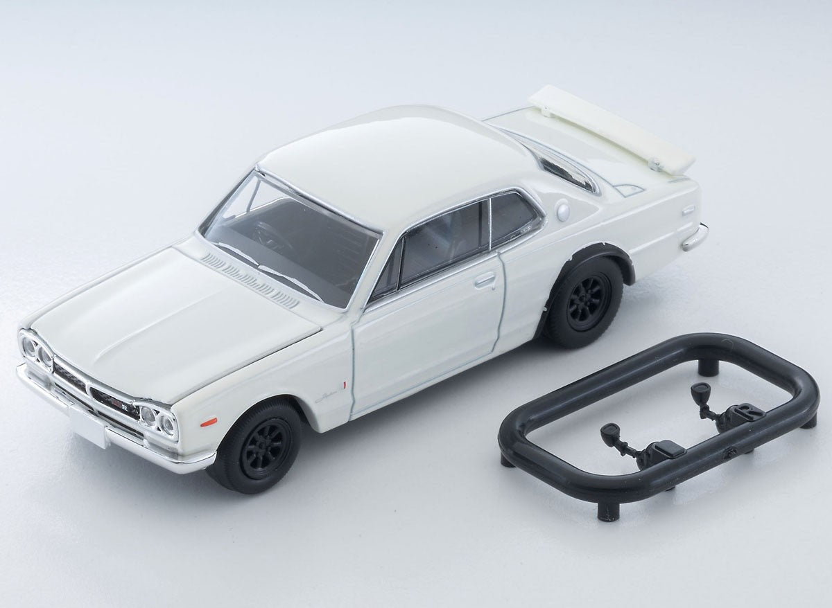 Tomica Limited Vintage 1:64 1972 Nissan Skyline Hardtop 2000GT-R RS Watanabe Wheel Equipped White