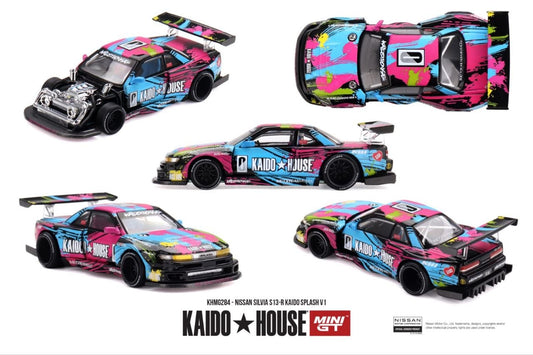 Kaido House x Mini GT 1:64 Nissan Silvia S13-R Kaido Splash V1