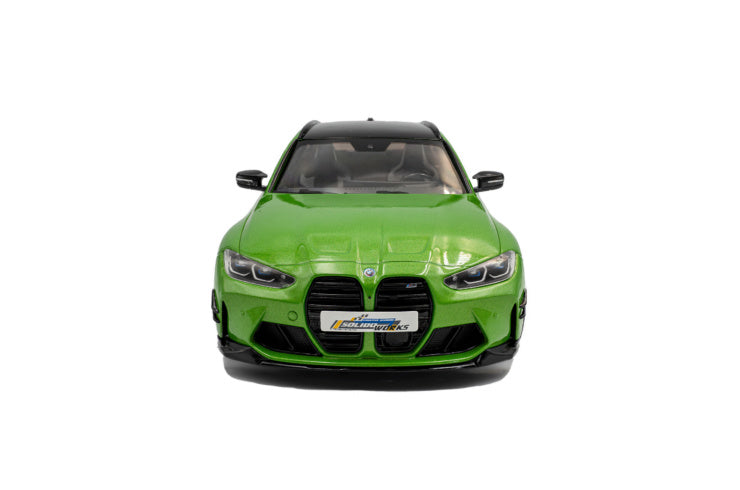 Solido 1:18 2024 BMW M3 Competition M XDrive Touring Green Metallic