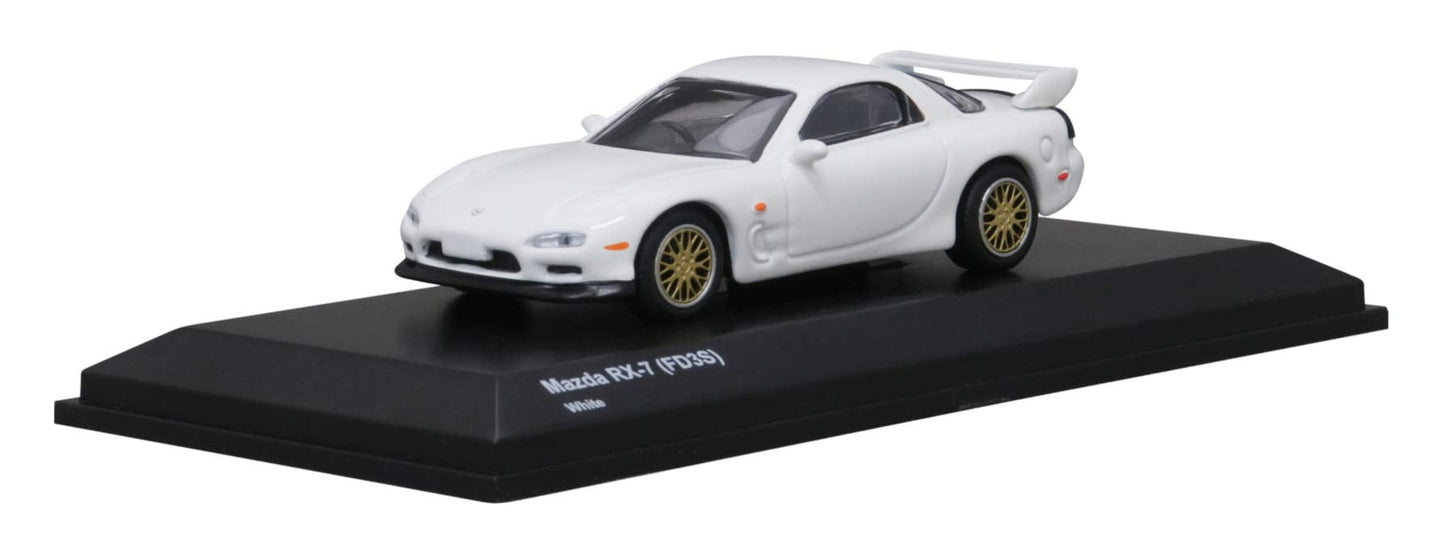 Kyosho 1:64 Original Mazda RX-7 FD3S White Finished Product Limited Edition