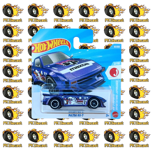Hot Wheels 1:64 2026 Mazda RX-7 - HW J-Imports - 61/250 Short Card