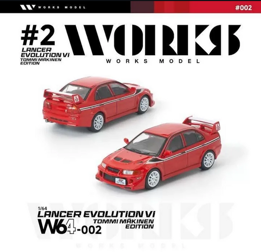 Works 1:64 Mitsubishi Lancer Evo VI Tommi Makinen Edition