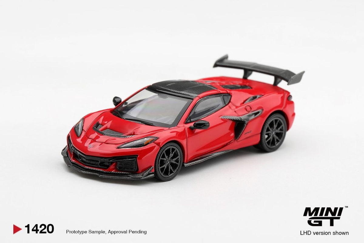 Mini GT 1:64 Chevrolet Corvette ZR1 Torch Red (LHD) #1420