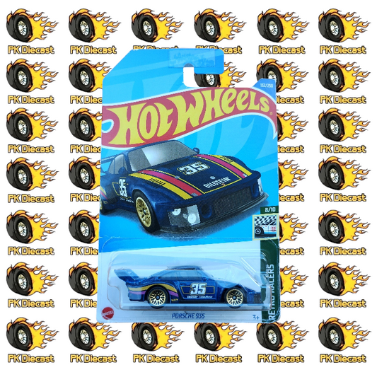 Hot Wheels 1:64 Mainline Porsche 935 132/250 Retro Racers Long Card