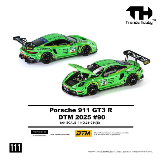 Trends Hobby 1:64 Porsche 911 GT3 R DTM 2025 #90 Green