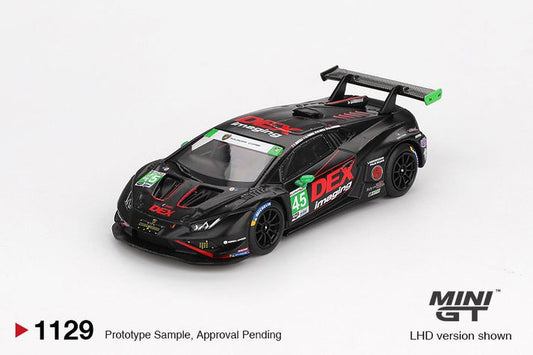 Mini GT 1:64 Lamborghini Huracán GT3 EVO2 #45 No.45 
DEX Imaging 2024 IMSA Daytona 24 Hrs #1129