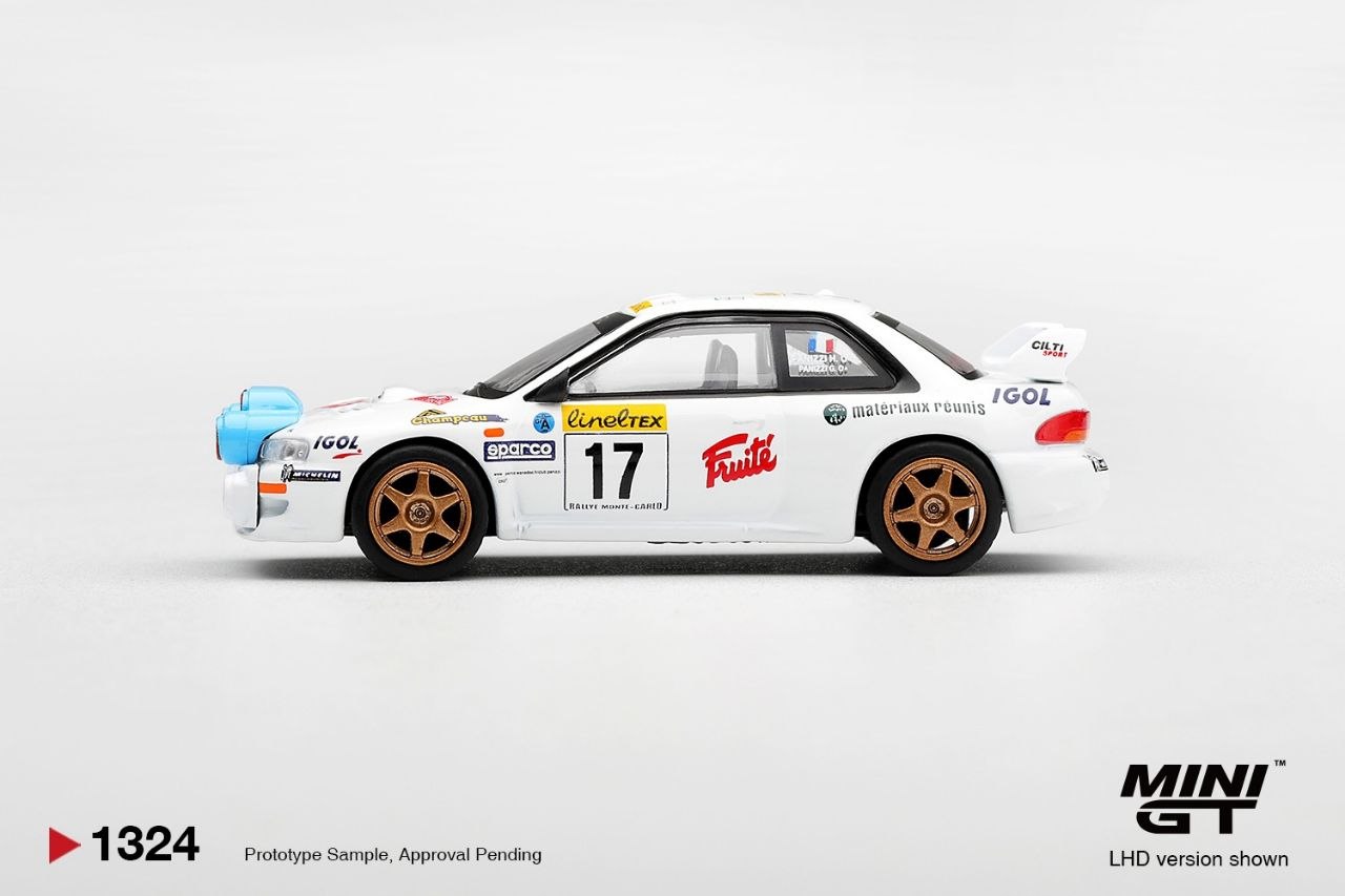 Mini GT 1:64 Subaru Impreza WRC98 #17 1999 Rally Monte-Carlo (LHD) #1324