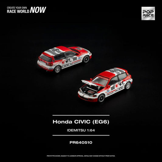 Pop Race 1:64 Honda Civic (EG6) Idemitsu Motion Infinite