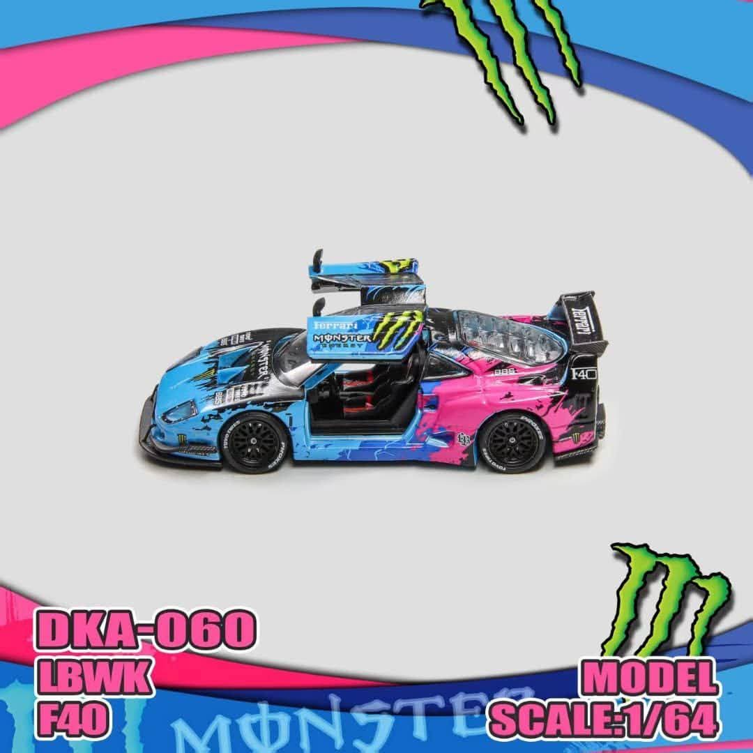 Demon King Auto 1:64 LBWK F40 Monster Livery DKA-060