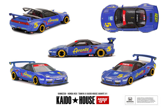 Kaido House x Mini GT 1:64 Honda NSX TAMIYA x KAIDO HOUSE "AVANTE" V1 #238