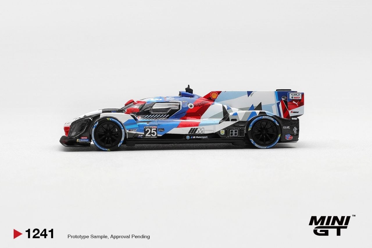 Mini GT 1:64 BMW M Hybrid V8 GTP #25 BMW M Team RLL 2024 IMSA Daytona 24 Hrs #1241