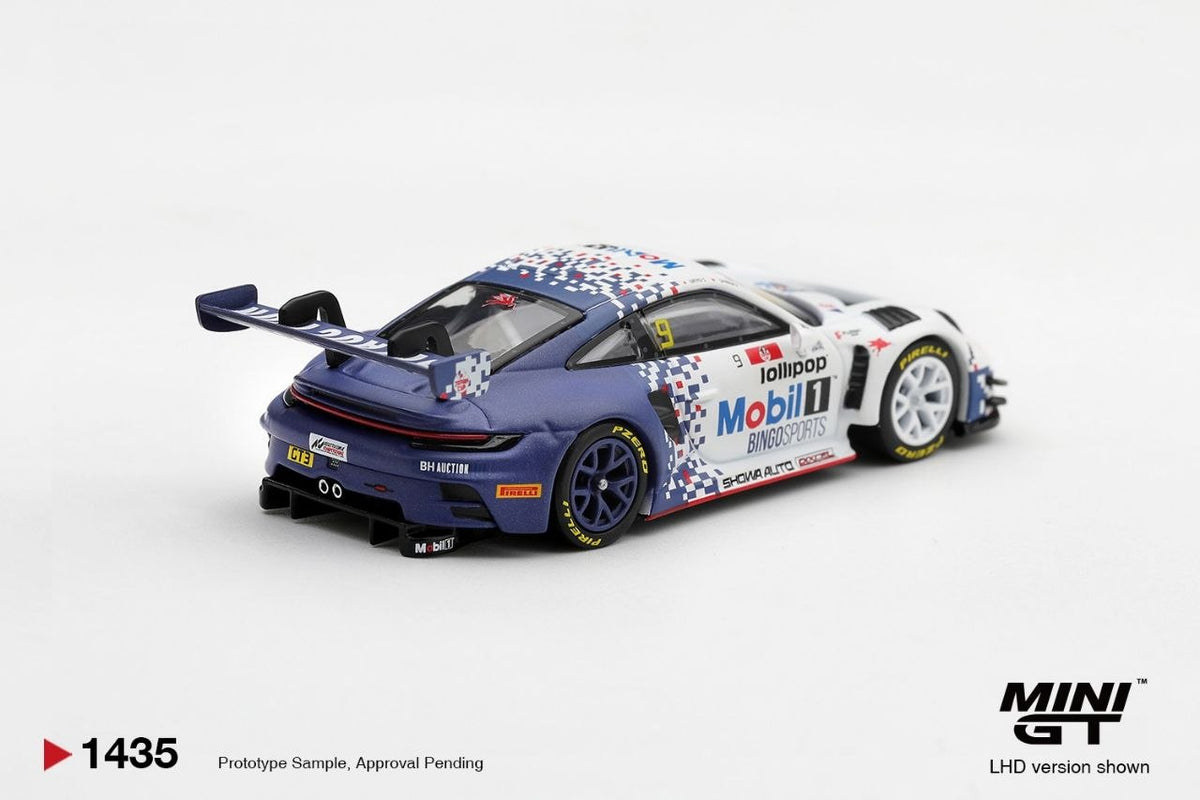 Mini GT 1:64 Porsche 911 GT3 R (992) #9 Bingo Racing with LM Corsa 2026 Japan Cup Sugo Race 2 Winner *Blister Packaging Only* #1435