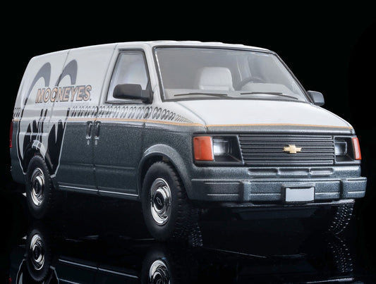 Tomica Limited Vintage 1:64 1994 Chevrolet Astro Van *MOONEYES* White/Grey