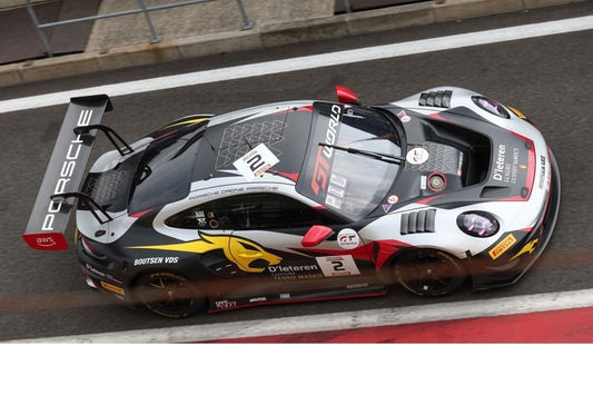 Spark Models 1:64 Porsche 911 GT3 R (992) EVO No.2 Boutsen VDS 8th 24H Spa 2026 M. Schuring - D. Boccolacci - A. Picariello